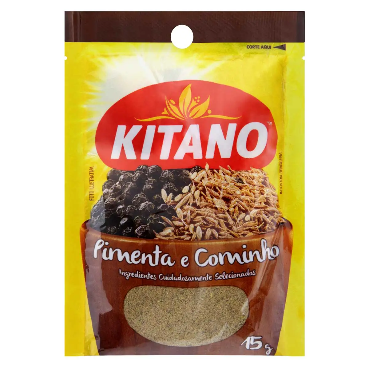 Pimenta e Cominho Kitano Pacote 15g