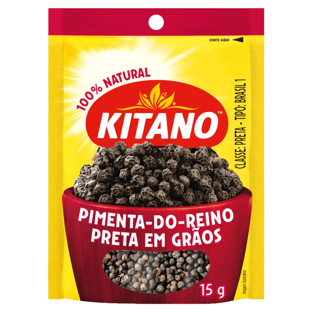 Pimenta do Reino em Grãos KITANO 15g