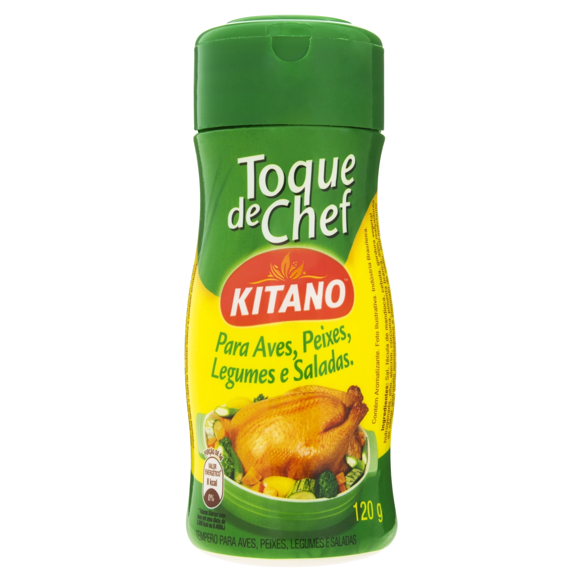 Tempero Para Aves E Peixes Kitano Toque De Chef Frasco 120g