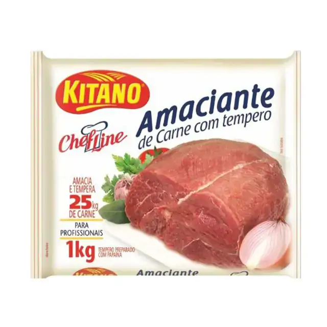 Amaciante De Carne Com Tempero Kitano Chef Line Pacote 1kg
