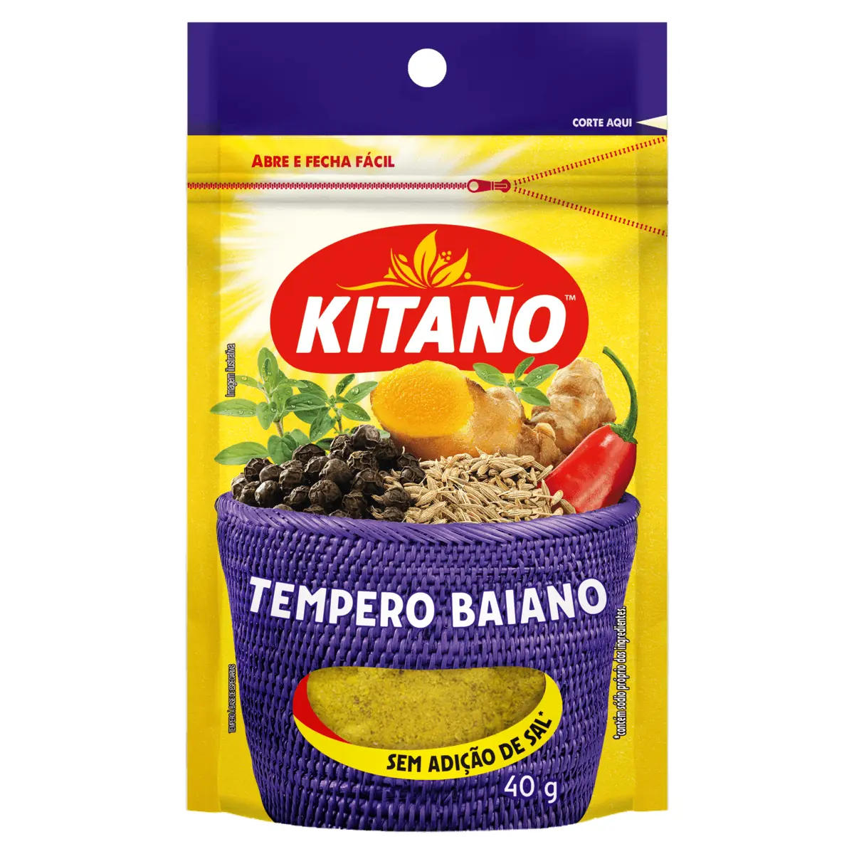 Tempero Baiano Kitano Pouch 40g