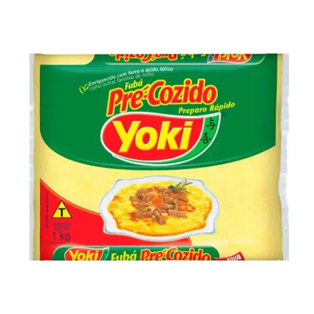 Fubá De Milho Pré Cozido Yoki Pacote 1kg