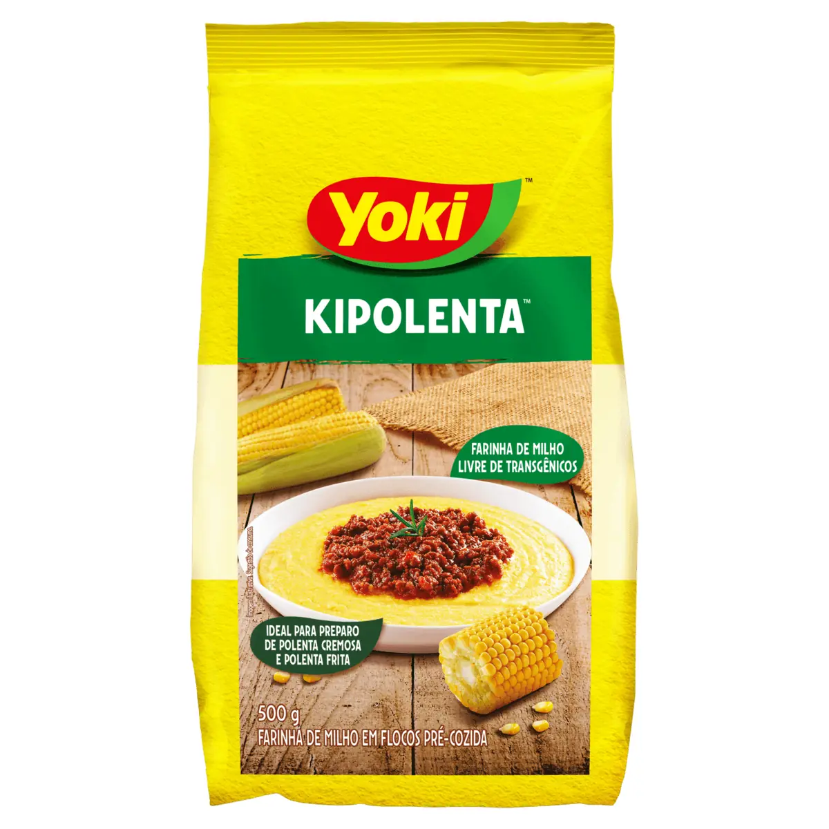 Farinha de Milho Kipolenta YOKI Pacote 500g