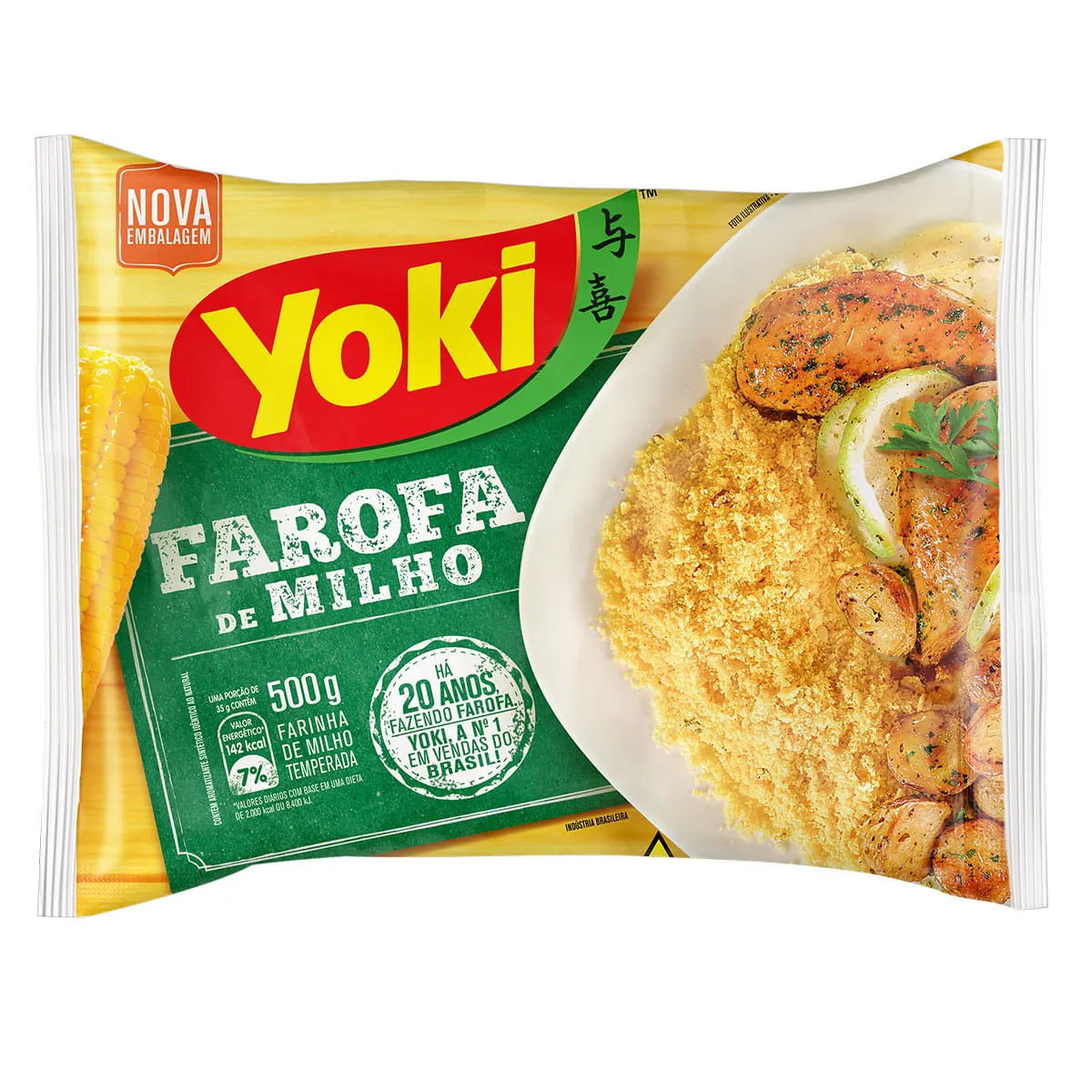 Farofa de Milho Pronta YOKI Pacote 500g