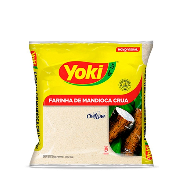 Farinha De Mandioca Tipo 1 Yoki Chef Line Pacote 5kg