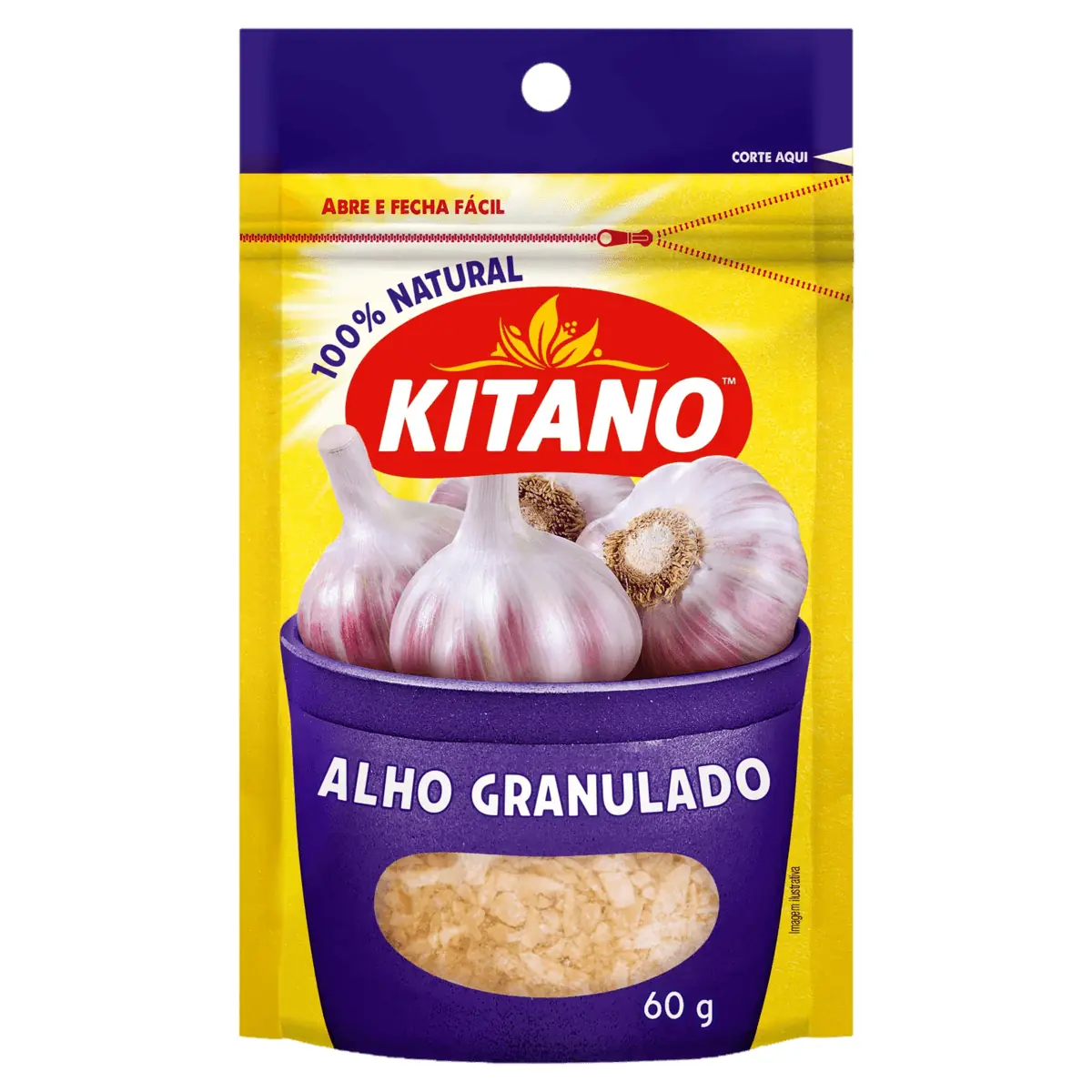 Alho Granulado Kitano Pouch 60g