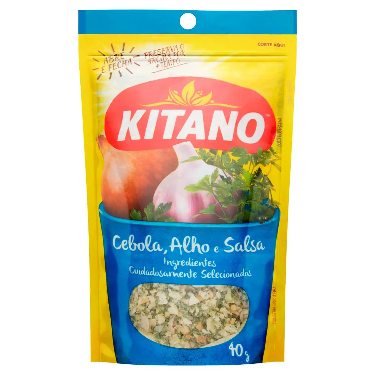 Cebola com Alho e Salsa KITANO Pacote 40g