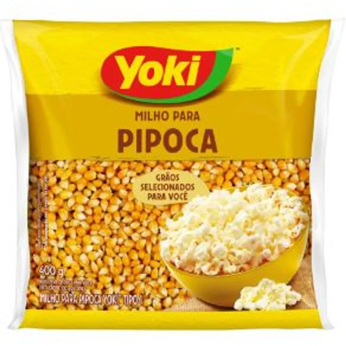 Milho para Pipoca Tipo 1 Yoki Pacote 400g