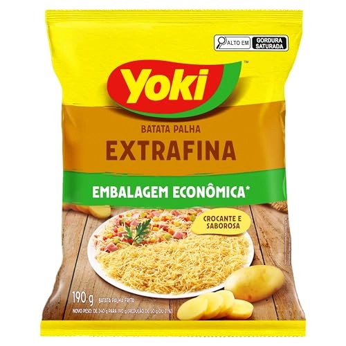 Batata Palha Extrafina Yoki Pacote 190g Embalagem Econômica