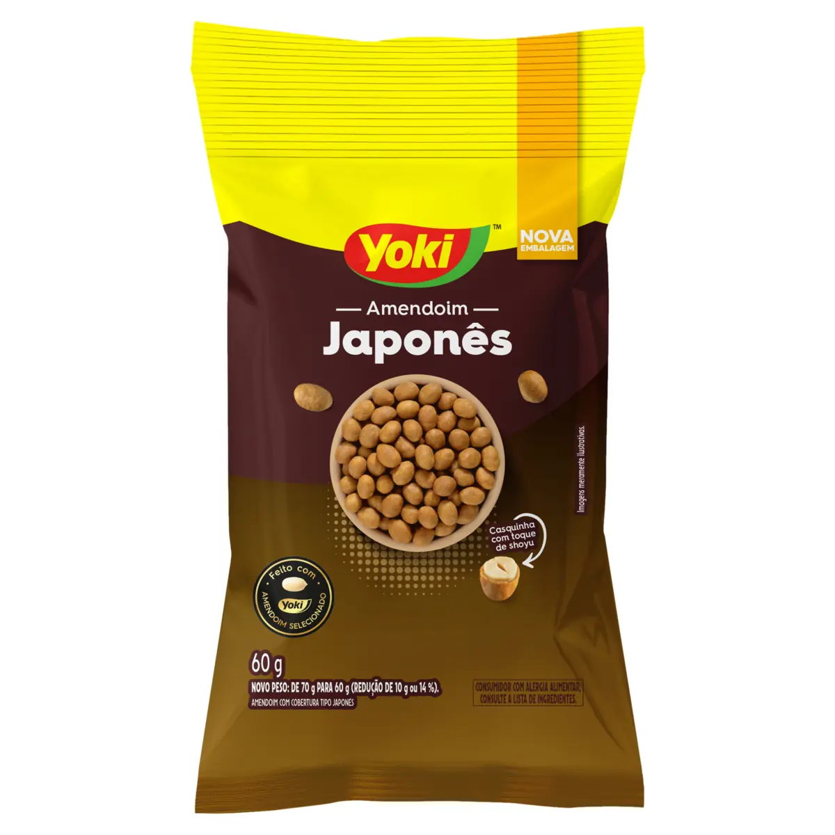 Amendoim Japones Yoki 60g