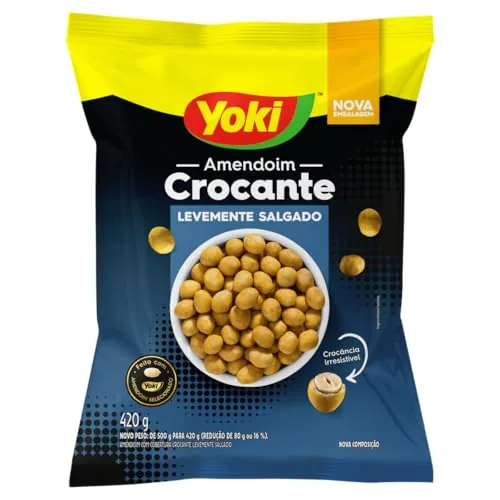 Amendoim Yoki 420g Croc Levemente Salg