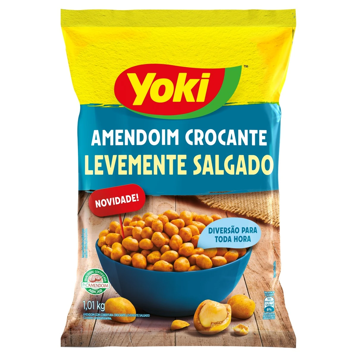 Amendoim Yoki Cob Crocante Salg Pct 800g