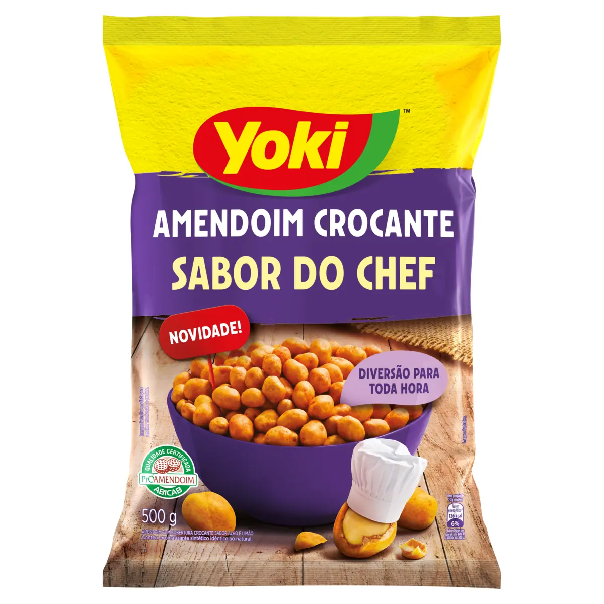 Amendoim Yoki 420g Crocante Sabor Do Chef