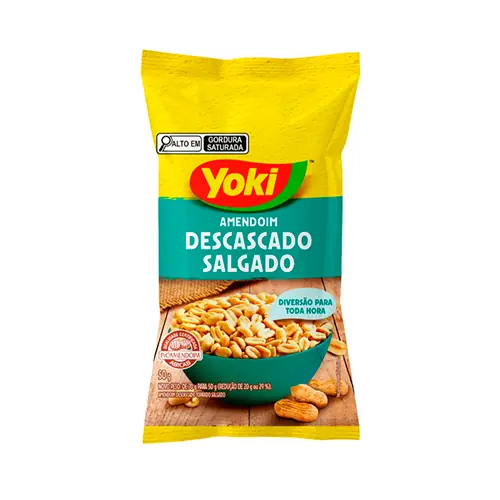 Amendoim Yoki Descascado Salgado 50g