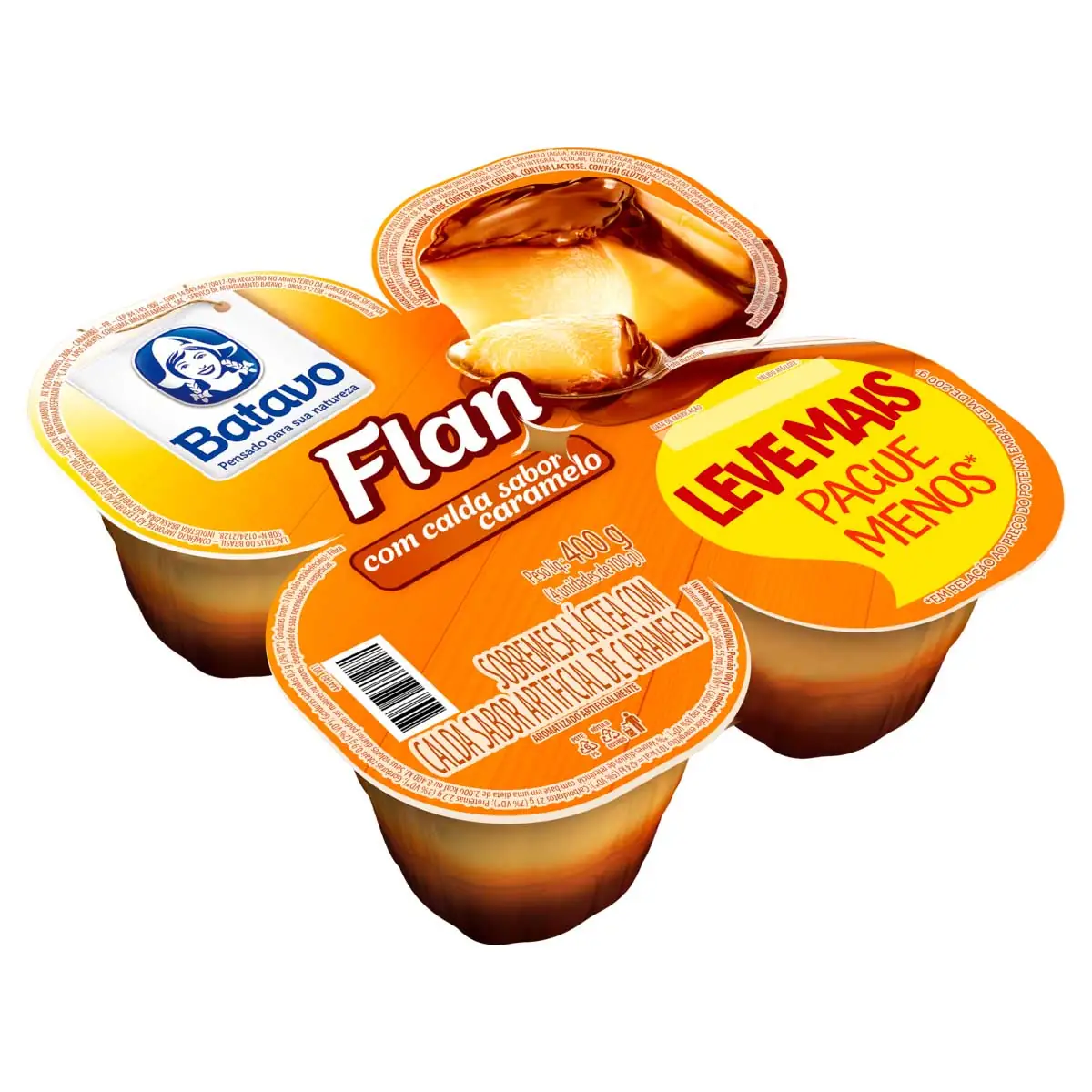 Sobremesa Flan Caramelo BATAVO 400G