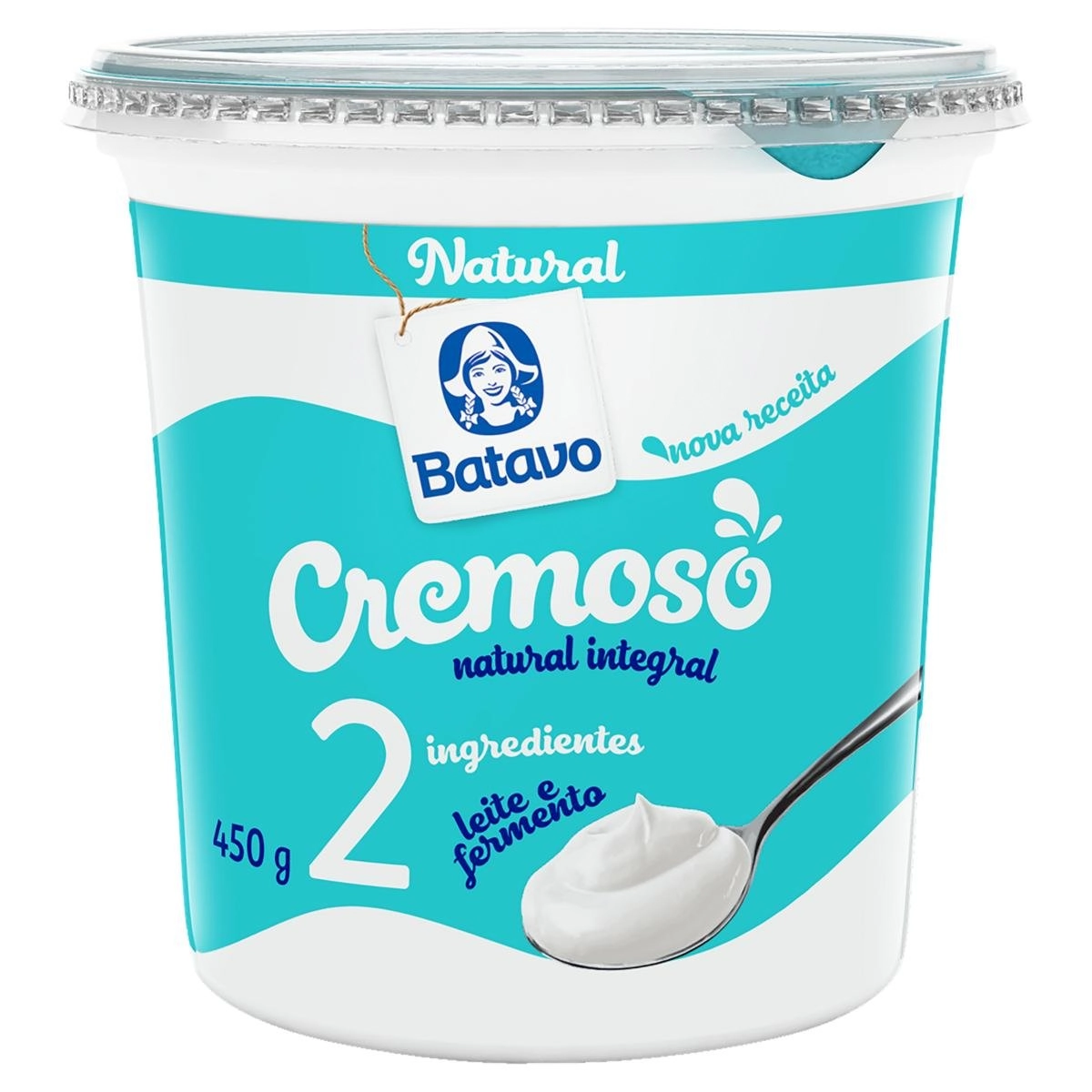 Iogurte Natural Integral BATAVO 500g