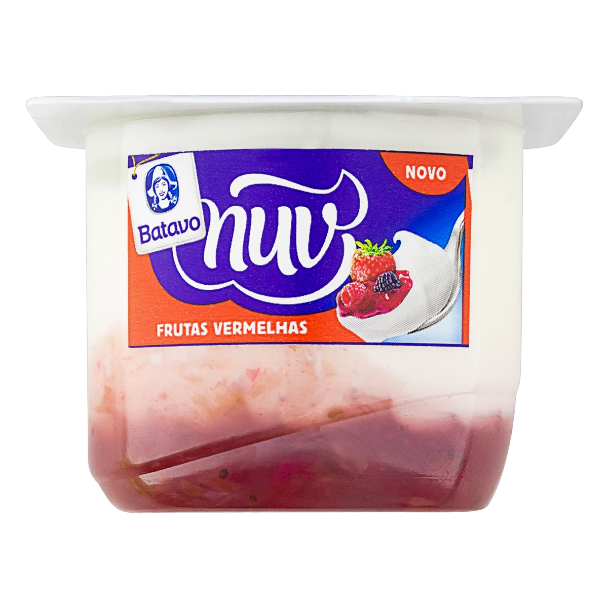 Creme Quark Calda Frutas Vermelhas Batavo Nuv Pote 100g