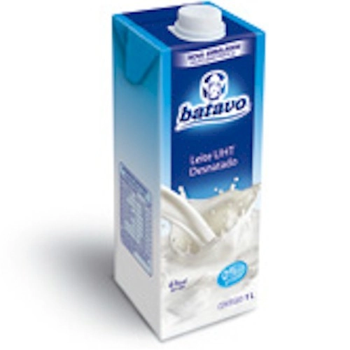 Leite Uht Desnatado Batavo Caixa Com Tampa 1l