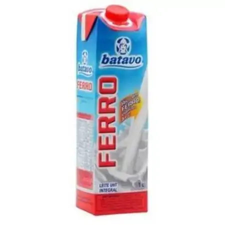 Longa Vida Batavo Integral Com Ferro Caixa 1l