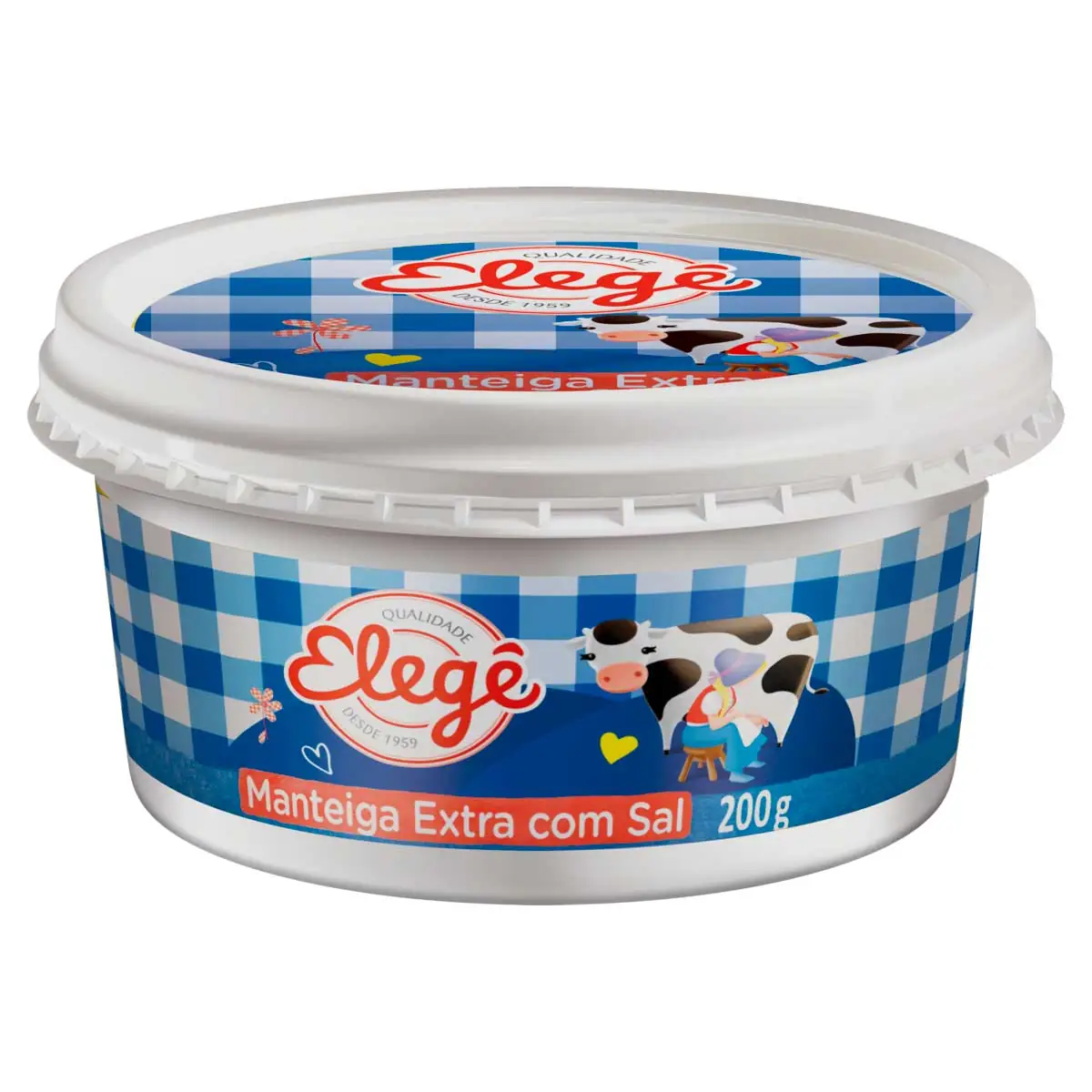 Manteiga Extra com Sal Elegê Pote 200 g