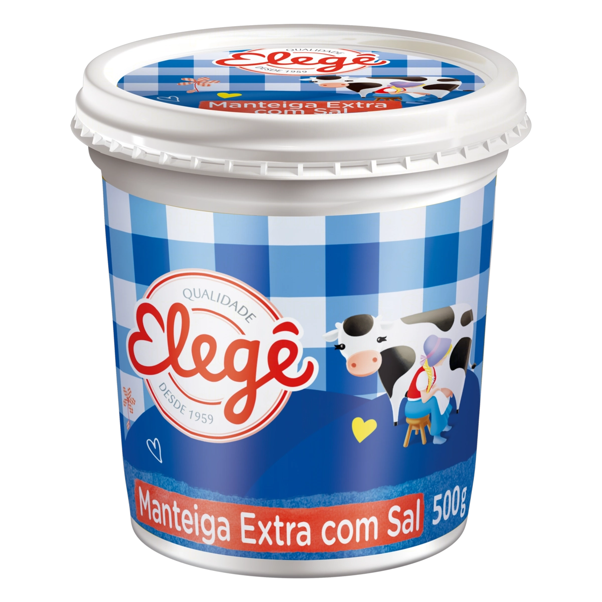 Manteiga Extra Com Sal Elegê Pote 500g