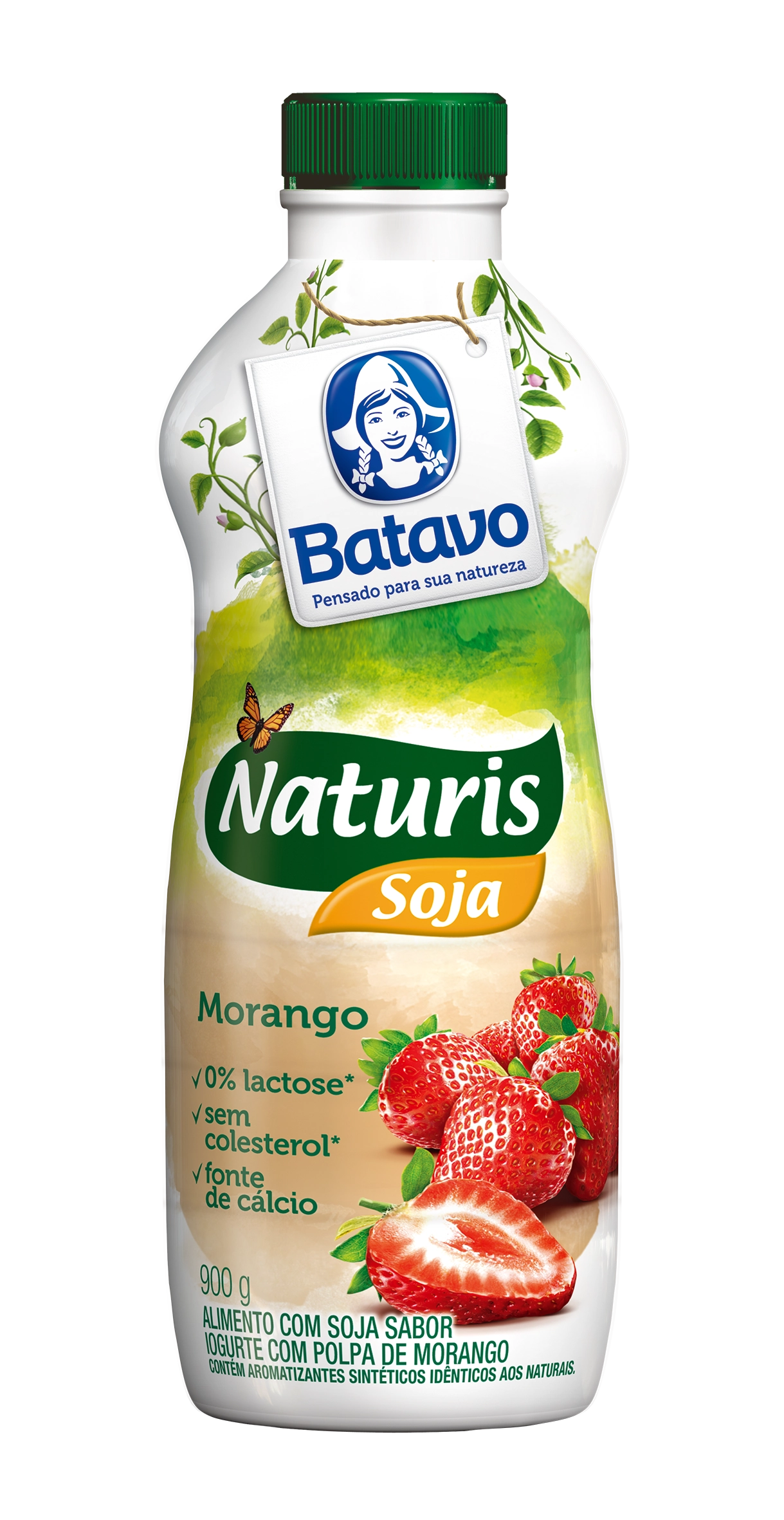 Alim Naturis Soja Liq Morango 900g