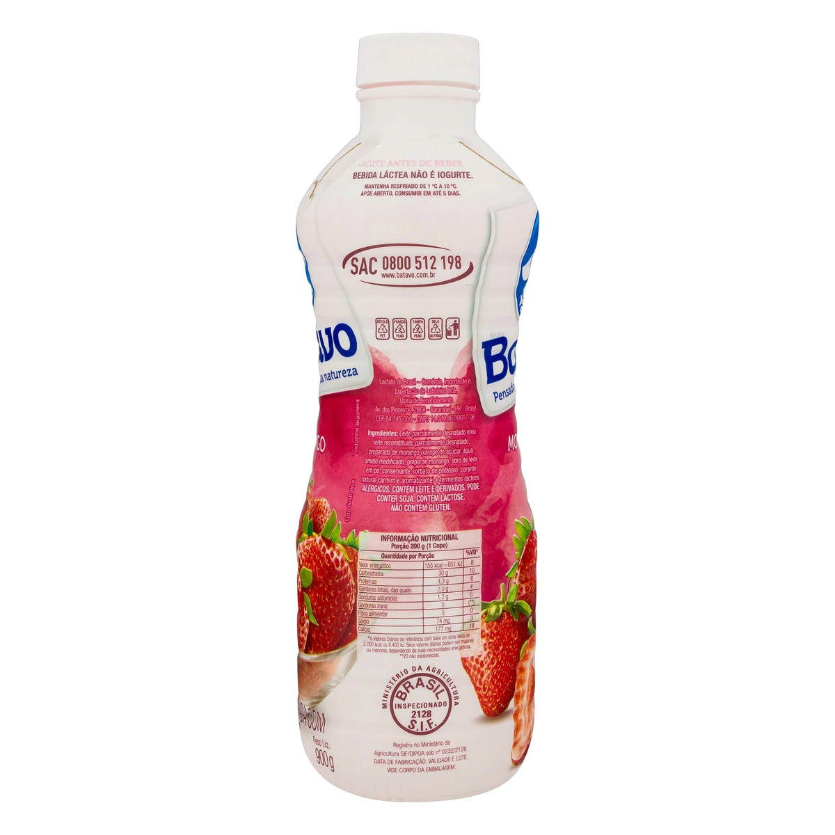 Beb Lactea Batavo Kissy Morango 900g