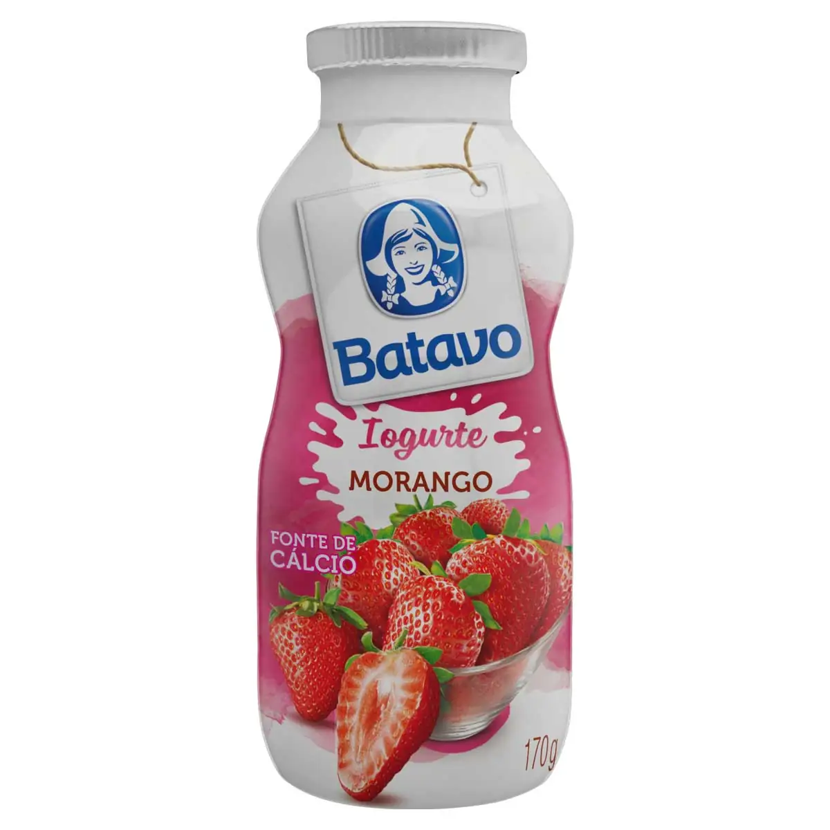 Iogurte Semidesnatado de Morango Batavo 170 g