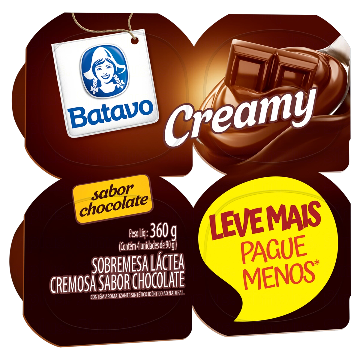 Iogurte Integral Maracujá e Pêssego Batavo Pedaços Duo Copo 100g