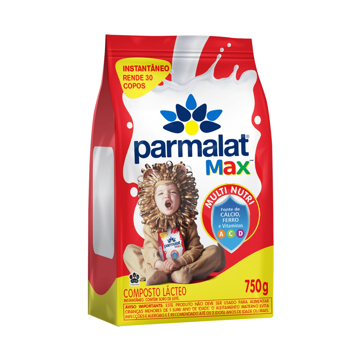Composto Lácteo Parmalat Max Pacote 750g