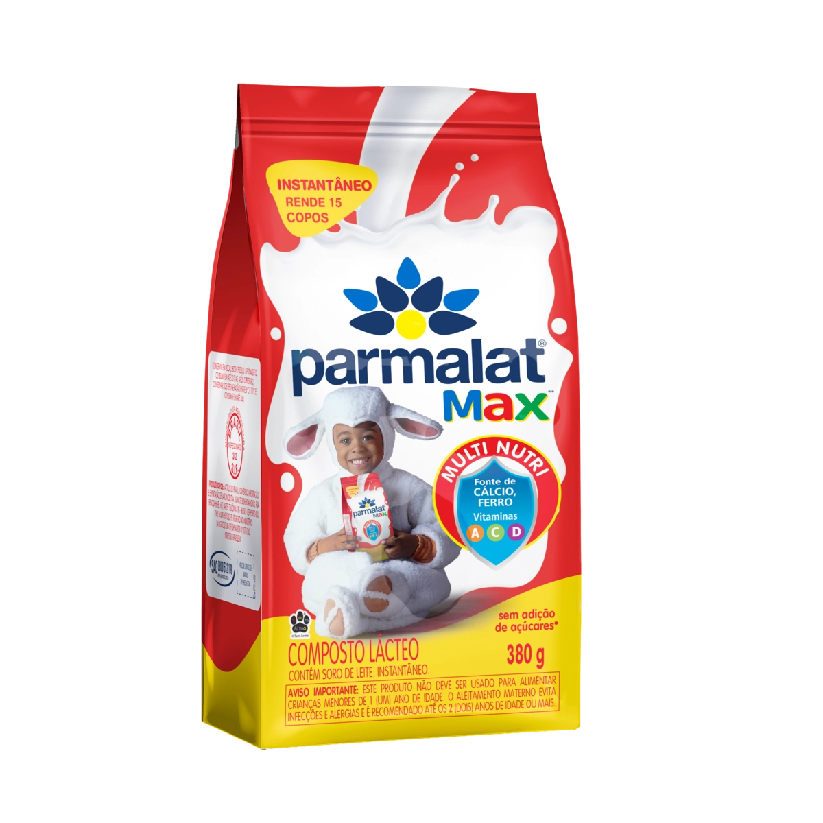 Composto Lácteo Parmalat Max Pacote 380g