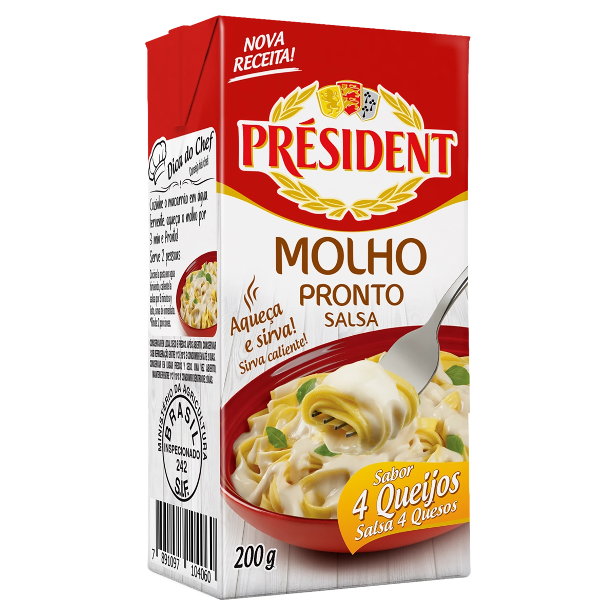 MOLHO 4 QUEIJOS PRES