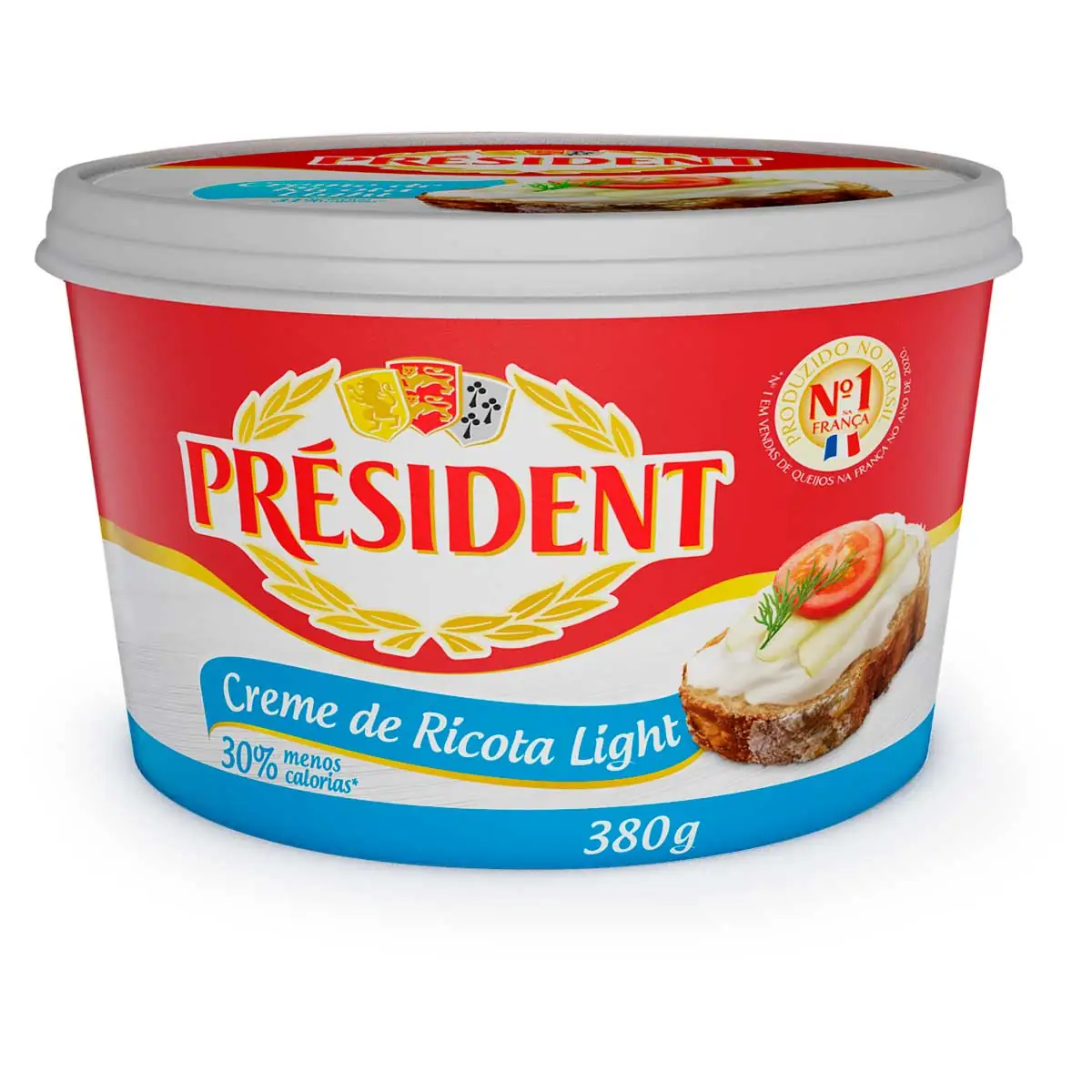 Creme De Ricota Light President 380 g