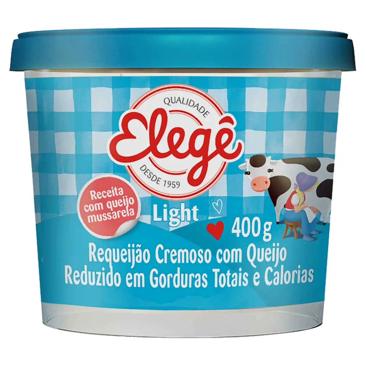 Requeijão Cremoso com Queijo Light Elegê 400 g