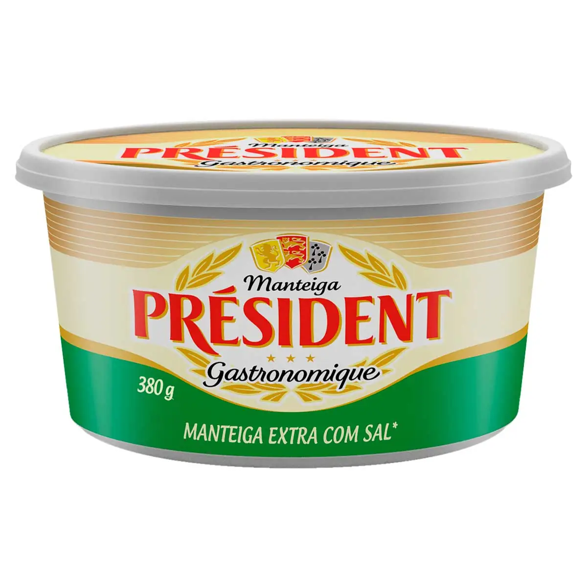 Manteiga Extra com Sal Président Gastronomique 380g