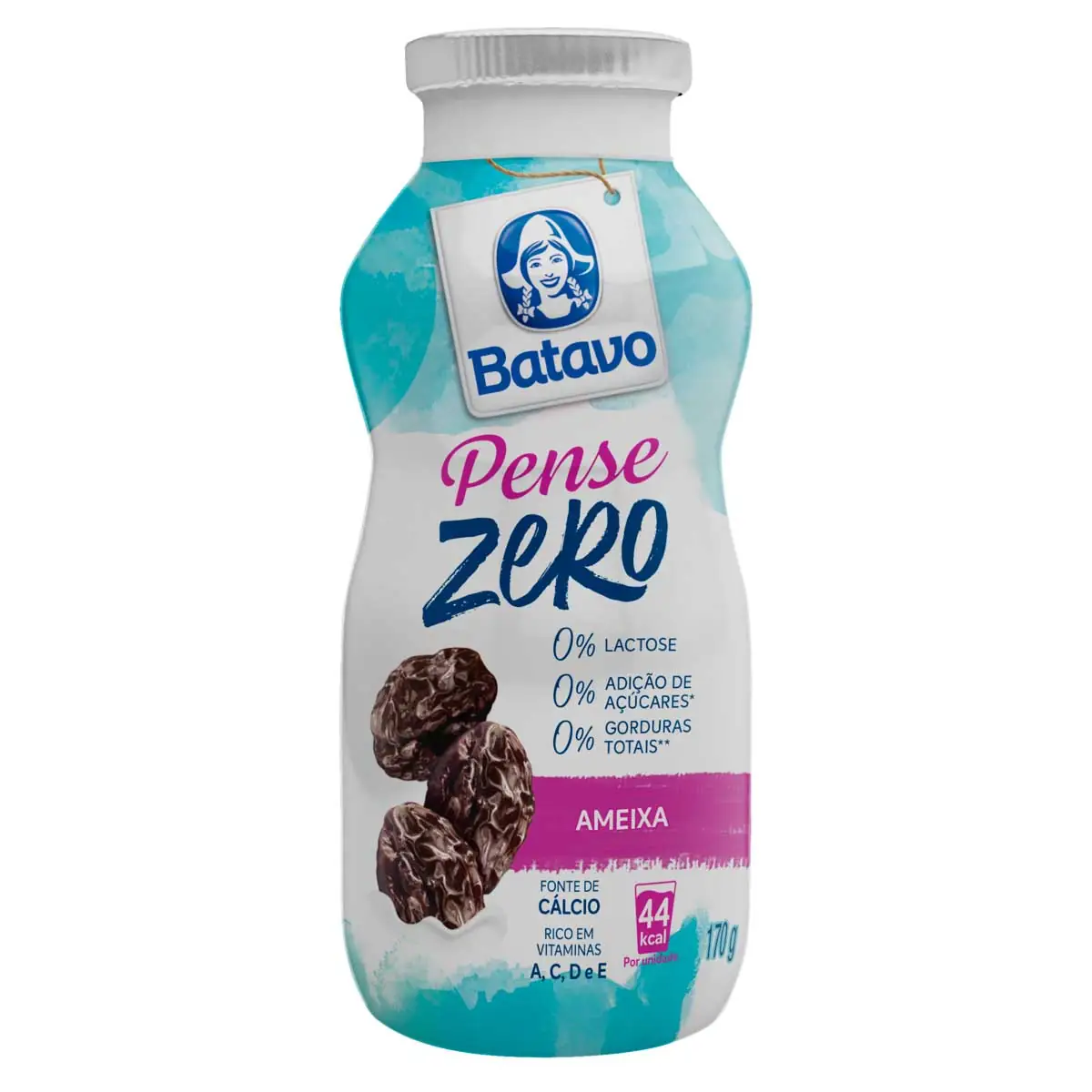 Bebida Láctea Fermentada Pense Zero Ameixa Batavo 170g