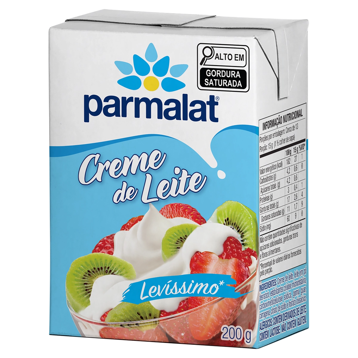 Creme De Leite Uht Levíssimo Parmalat Caixa 200g