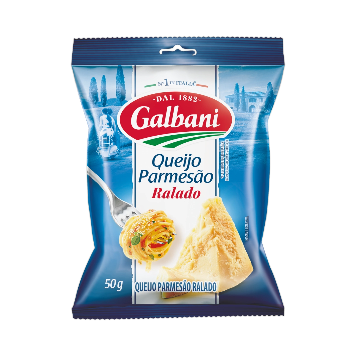 Queijo Parmesão Ralado Galbani Pacote 50g
