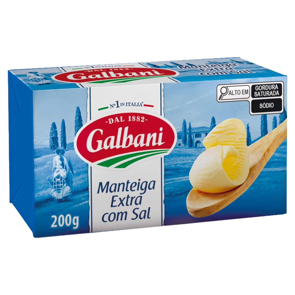 Manteiga Extra Com Sal Galbani 200g