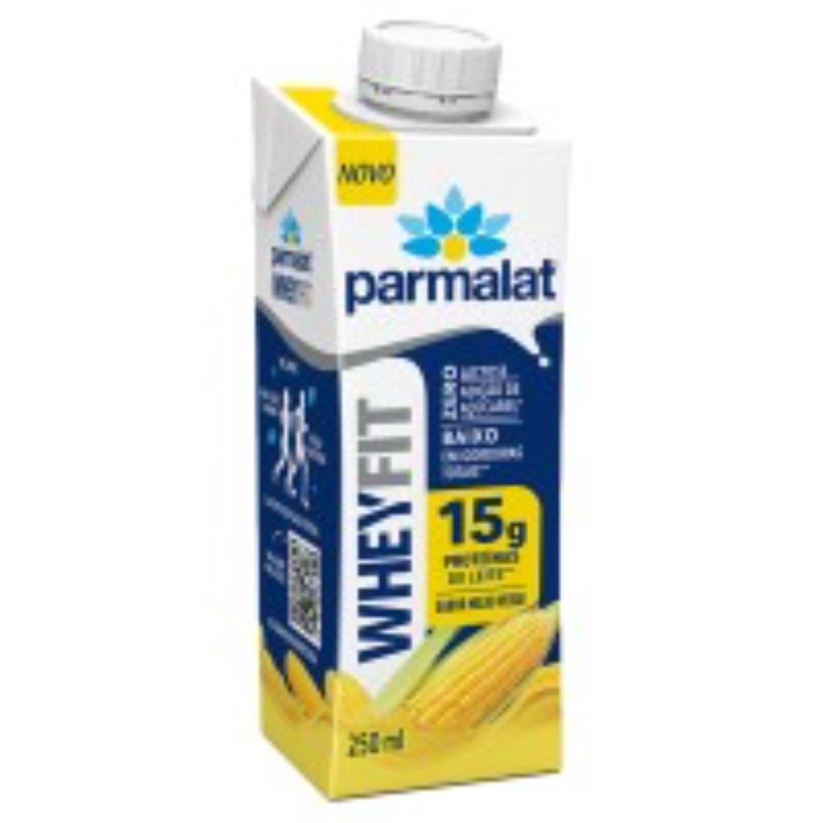 Bebida Láctea Uht Milho Verde Zero Lactose Parmalat Wheyfit Caixa 250ml
