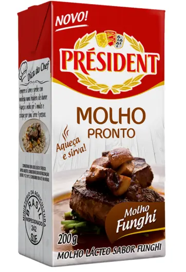 Molho Funghi Président Caixa 200g