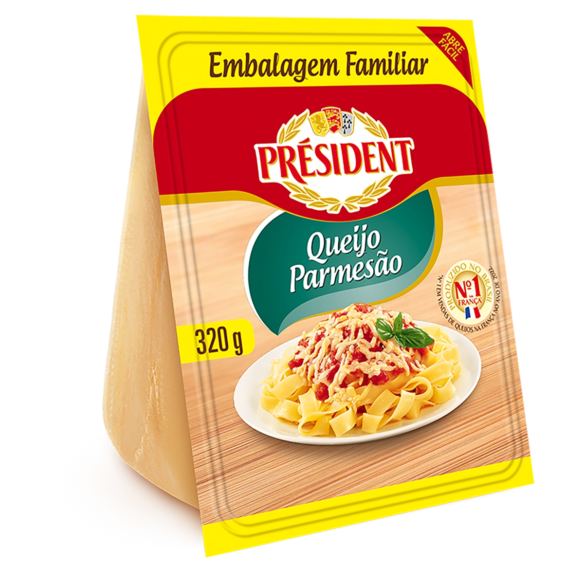 Queijo Parmesão Président 320g Embalagem Familiar