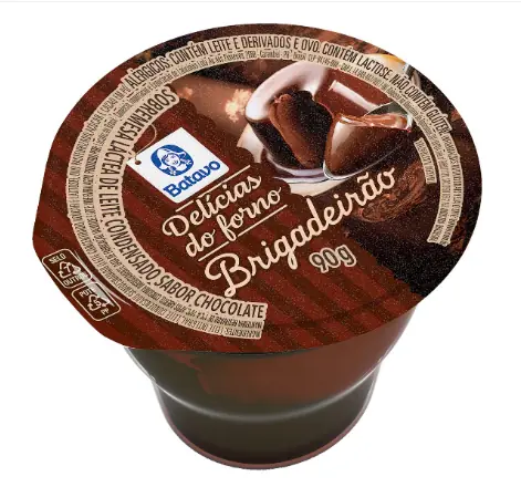 Sobremesa Láctea Brigadeirão Batavo Delícias Do Forno Pote 90g