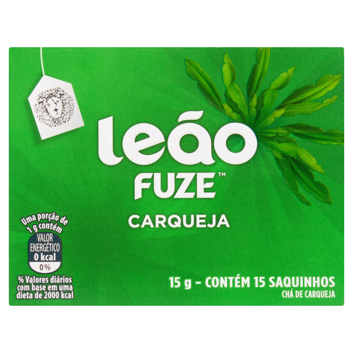 Chá Carqueja Leão Fuze Caixa 15g 15 Unidades