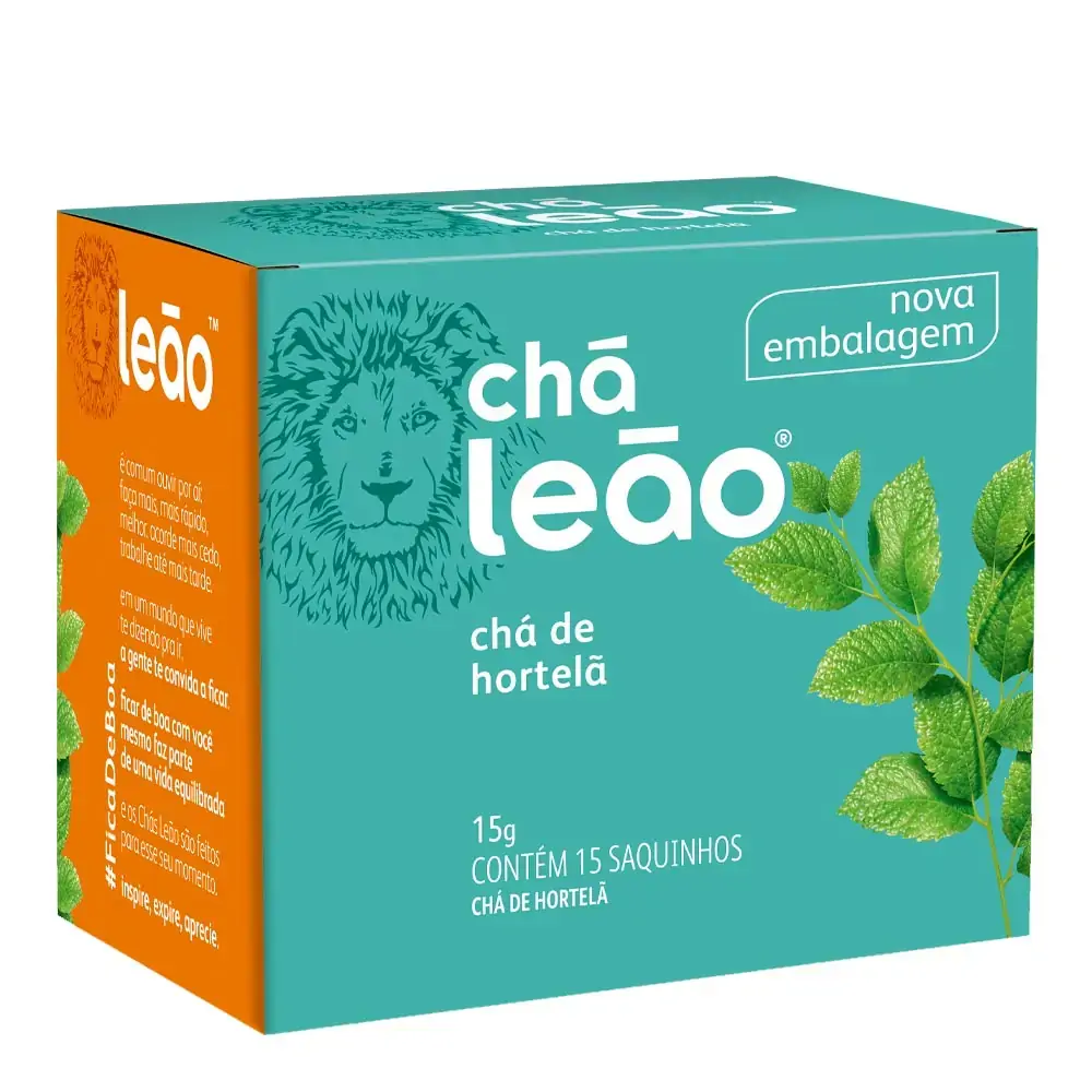 Chá de Hortelã Leão Fuze - 15 Sachês