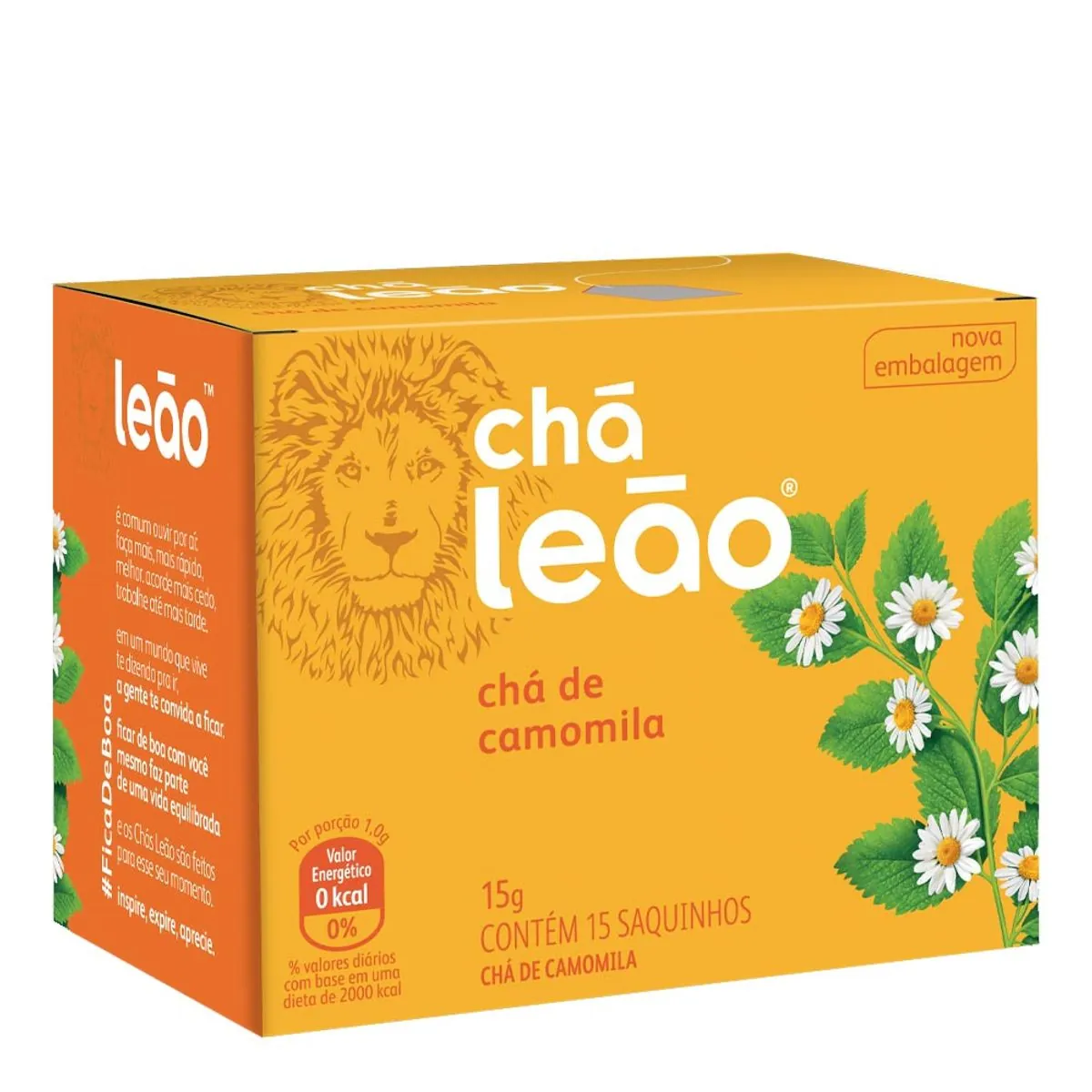 Chá de Camomila Leão Fuze - 15 Sachês