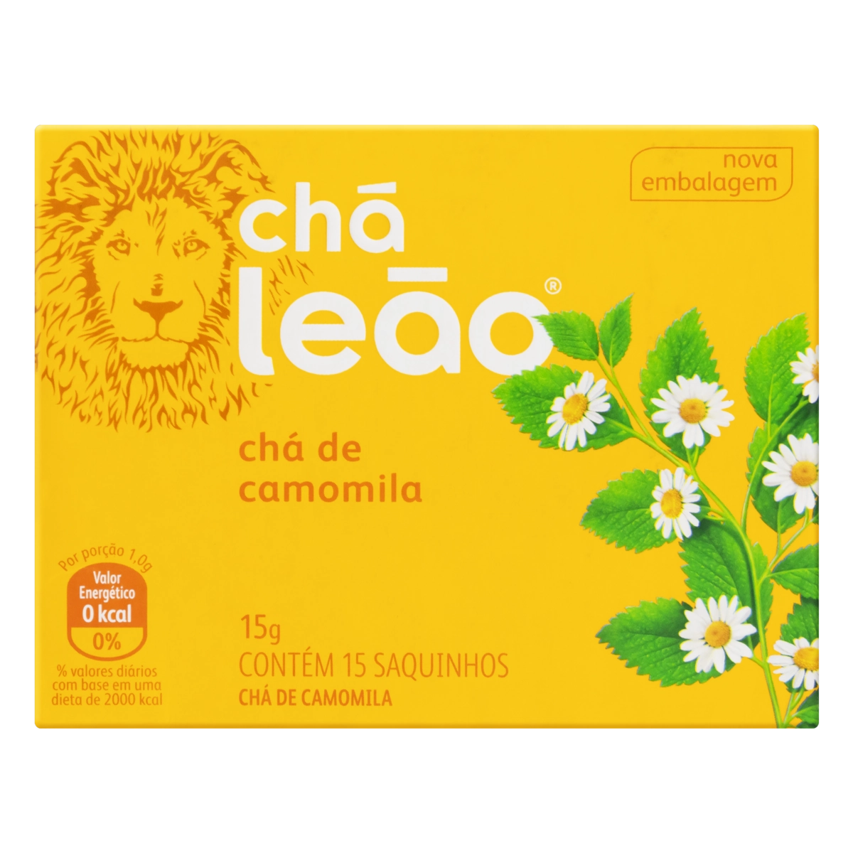 Cj Cha Camomila Gts Tl Leao 15gr