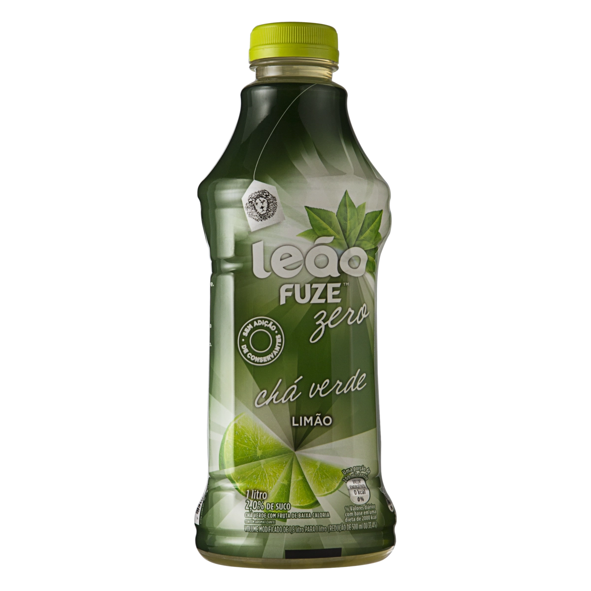 Chá Verde Limão Leão Fuze Zero Garrafa 1l