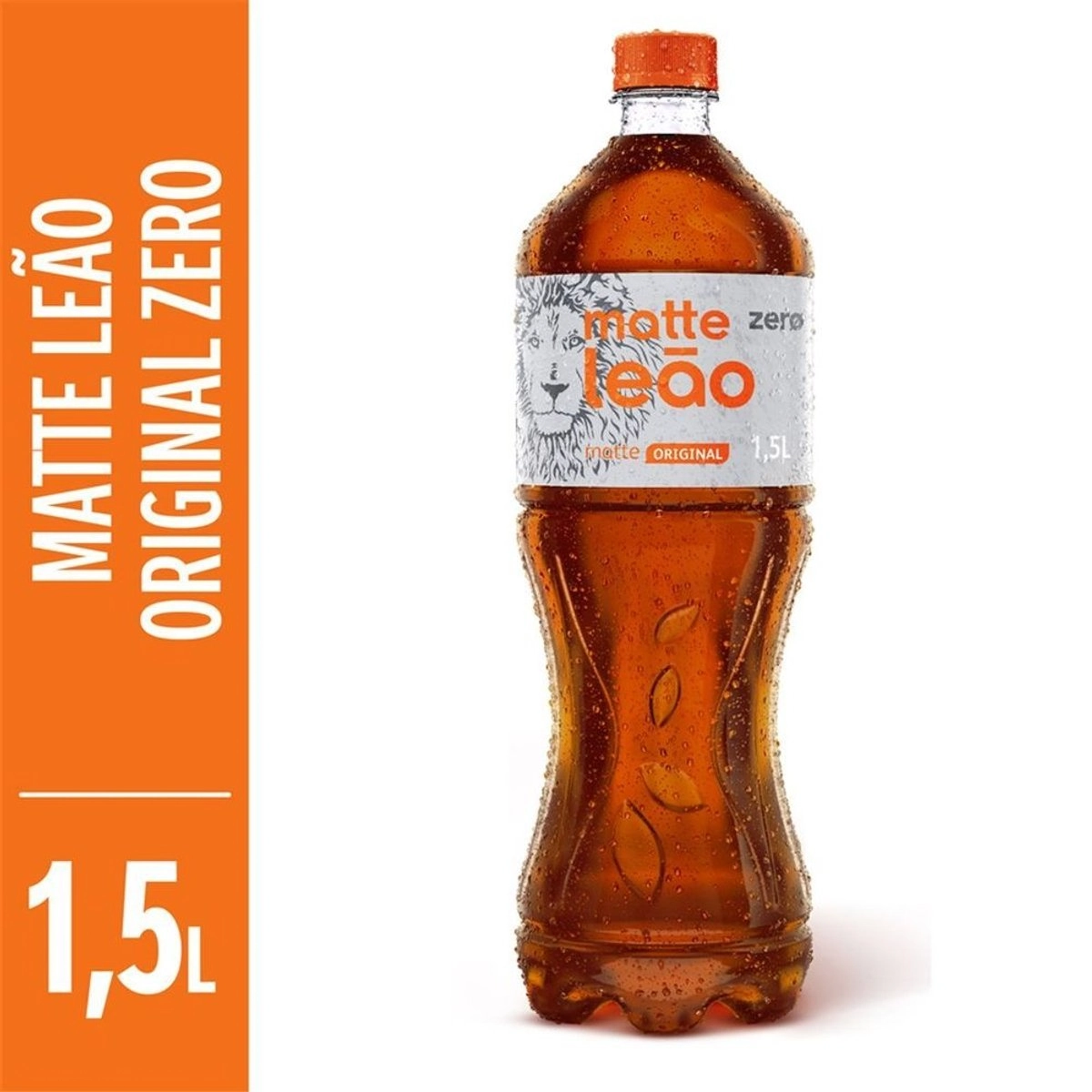 Chá Matte Leão Sabor Natural Zero PET 1,5L