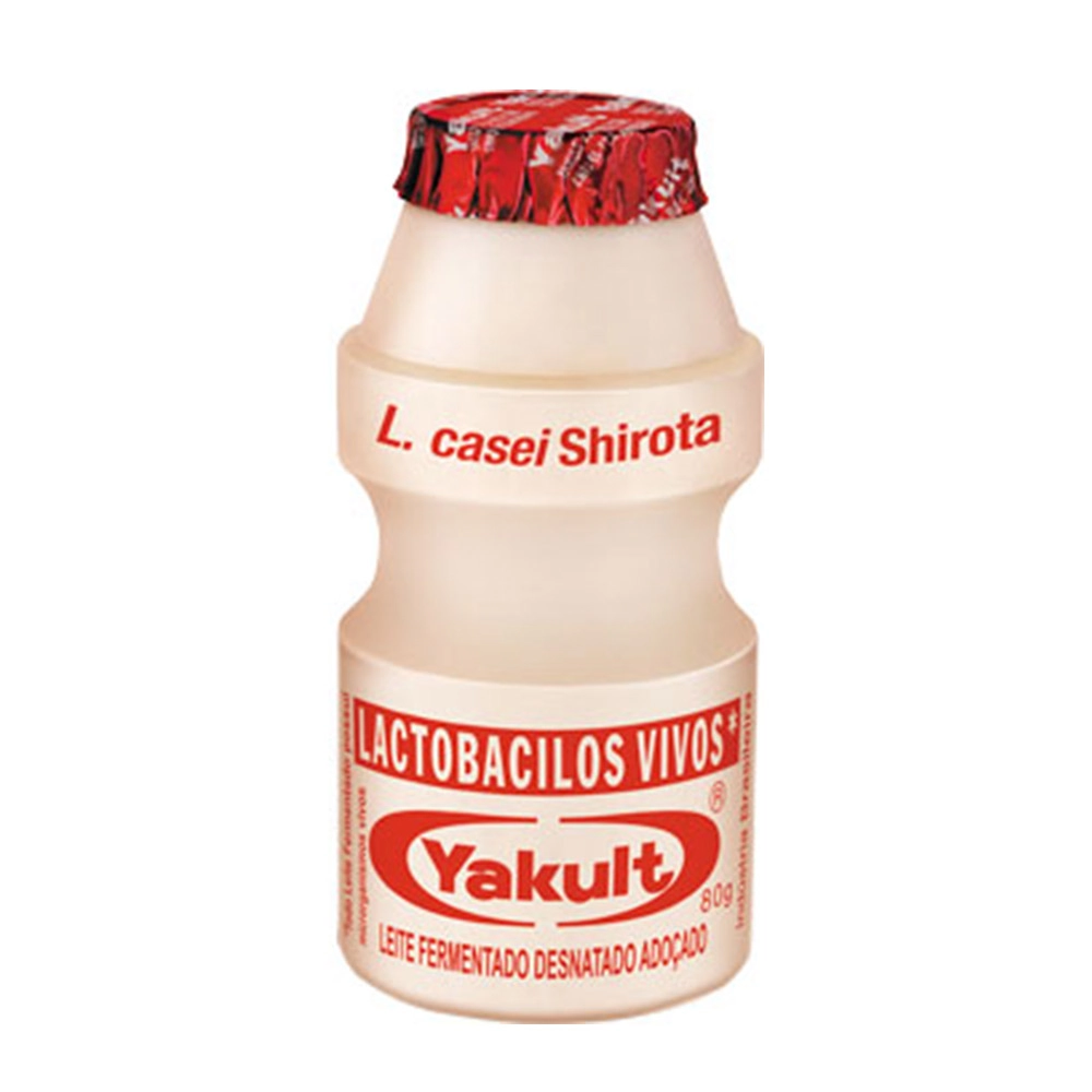 Leite Fermentado Desnatado Yakult Frasco 80g